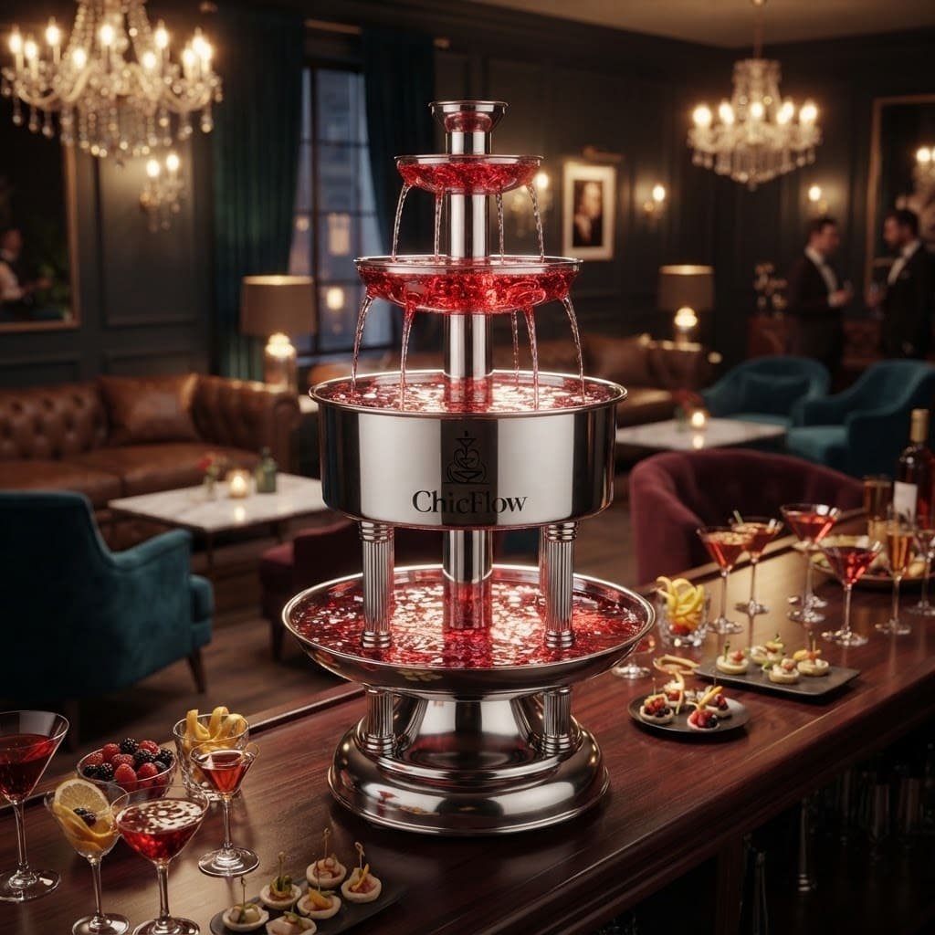 Fontaine à cocktail de luxe ChicFlow